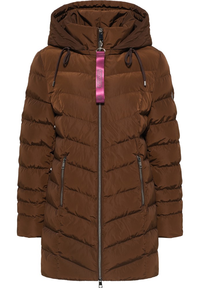 Warme Steppjacke in brown