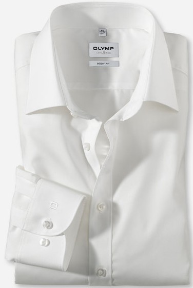 Level Five body fit Hemd in hell beige