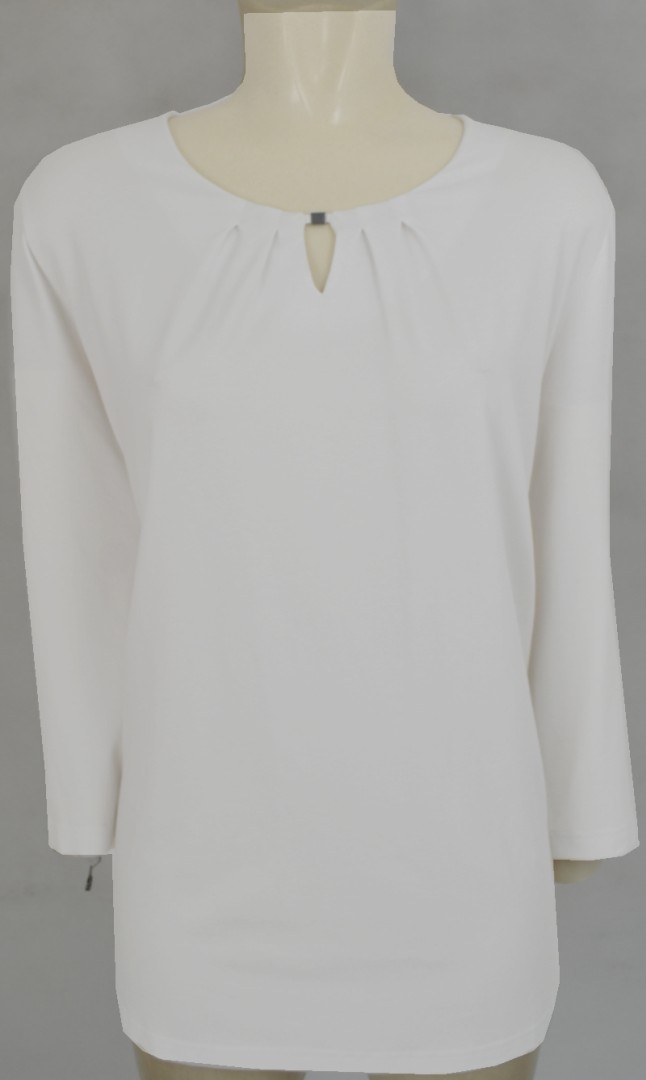 Blusen Shirt mit 3/4 Arm in ecru