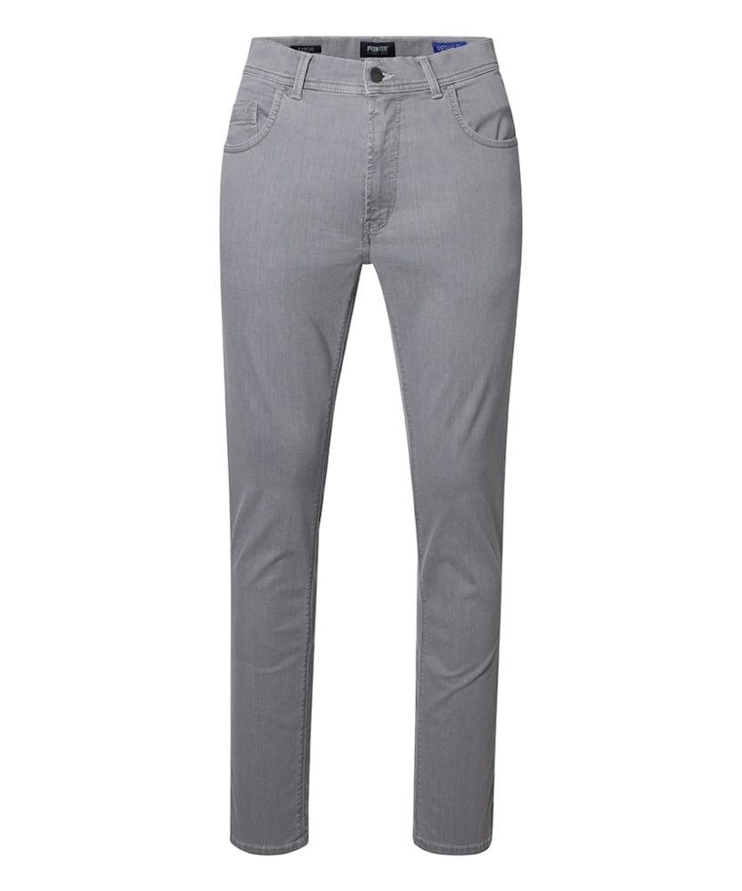 5-pocket Jeans als bi-Stretch in light grey stone