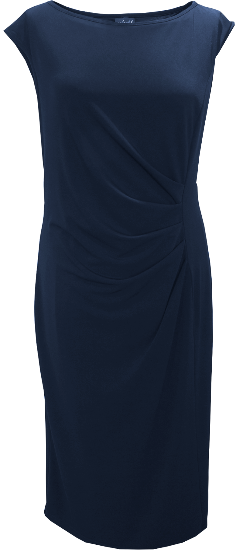Jersey Kleid in marine blau