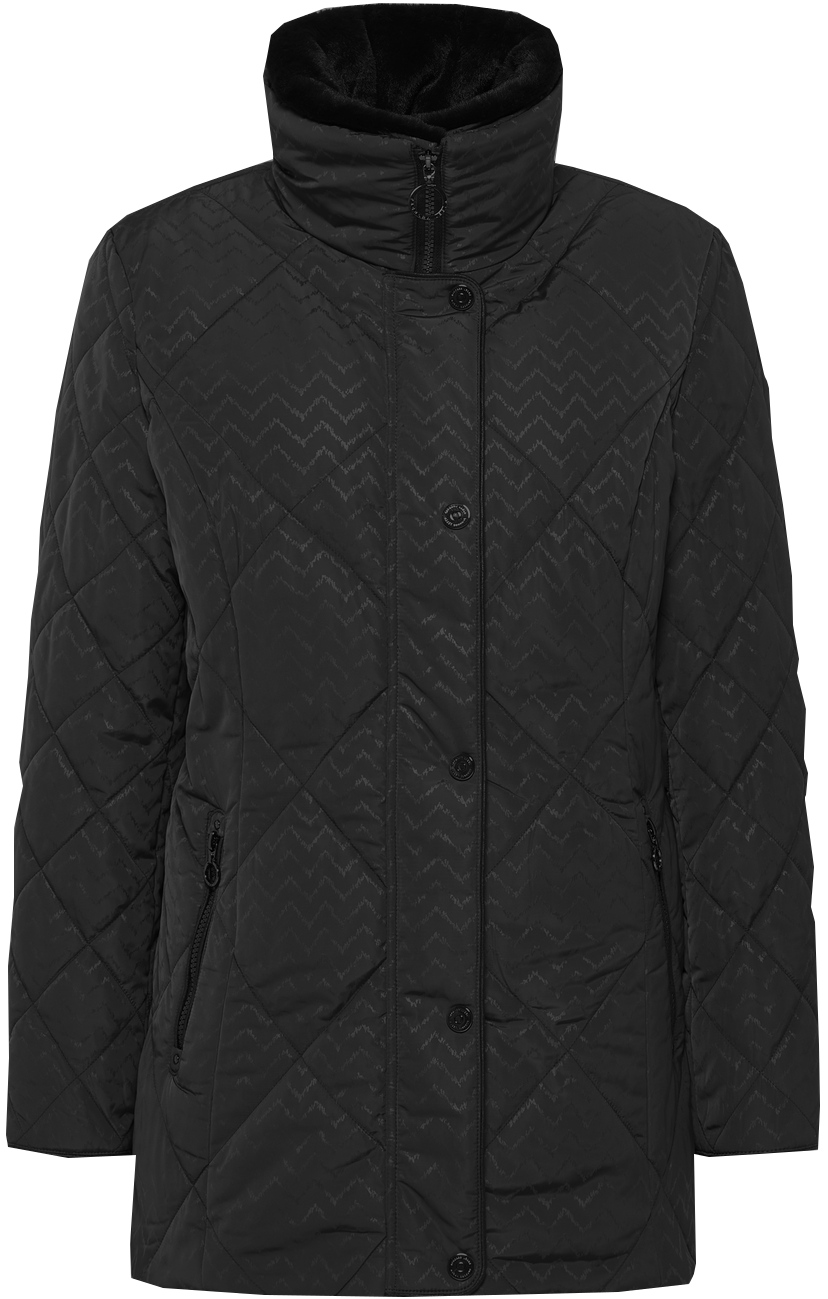 30550032-999 Warme Steppjacke in schwarz