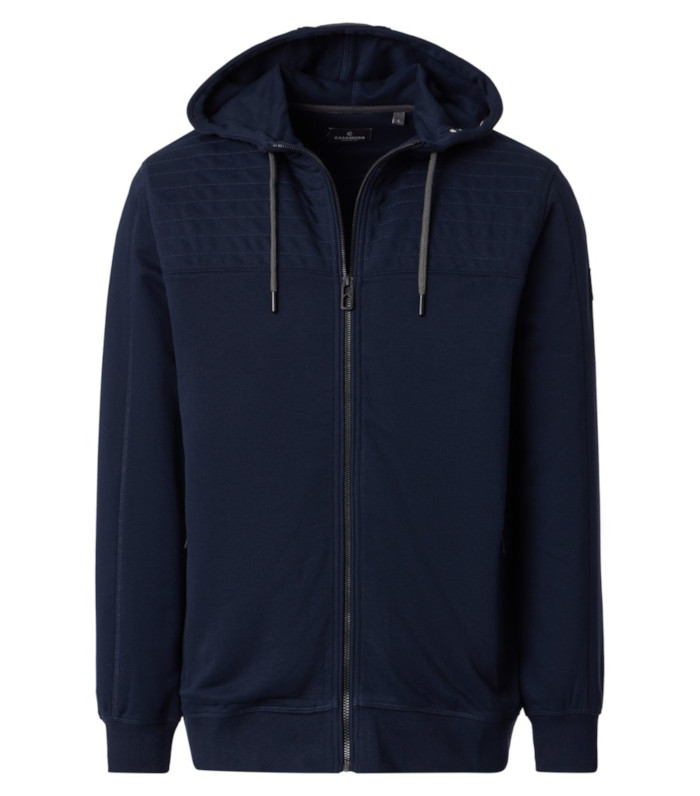 Sweatjacke mit Kapuze in dunkel blau Kopie