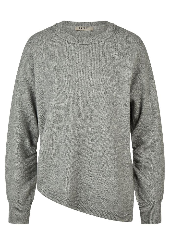 Pullover in grau meliert