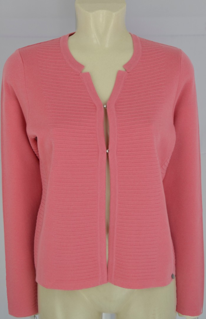 Strickjacke in uni melone