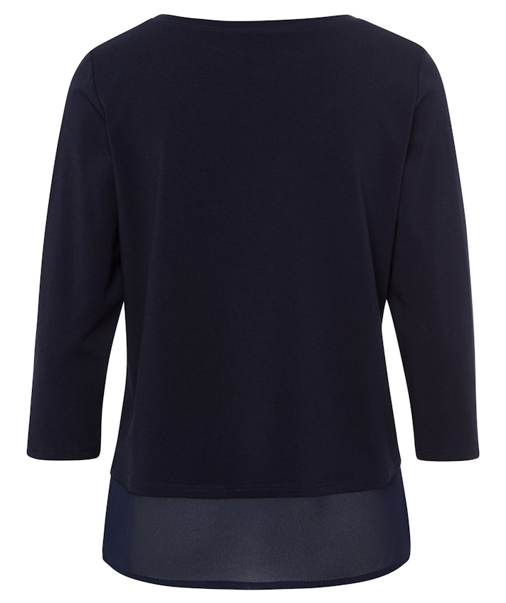 3/4 Arm Shirt in marine blau