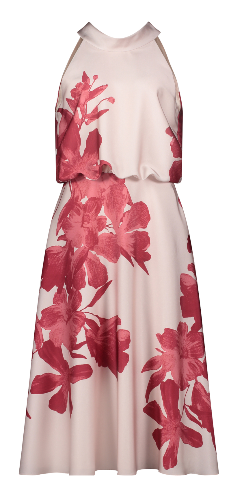 Kleid in Red/Rose