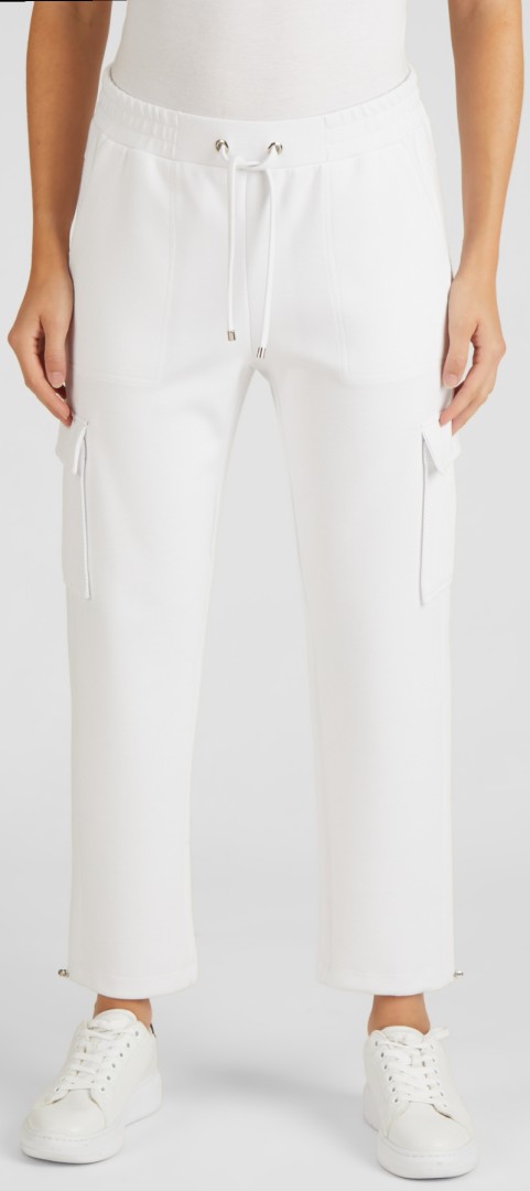 7/8 Freizeit Jersey Hose in weiß