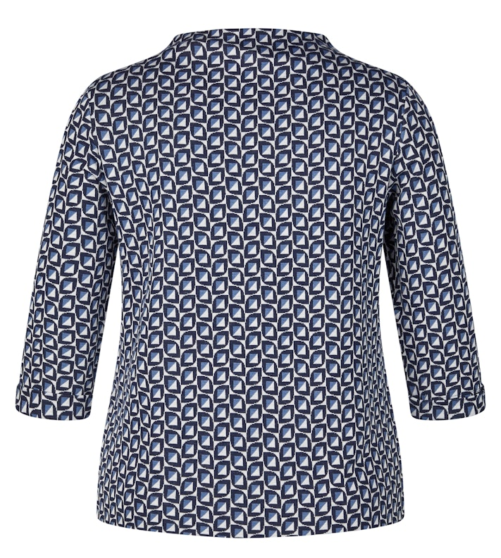 3/4 Arm T-Shirt in pazifik blau