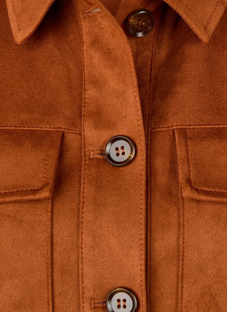 Leichte Blazer-Jacke in muskat
