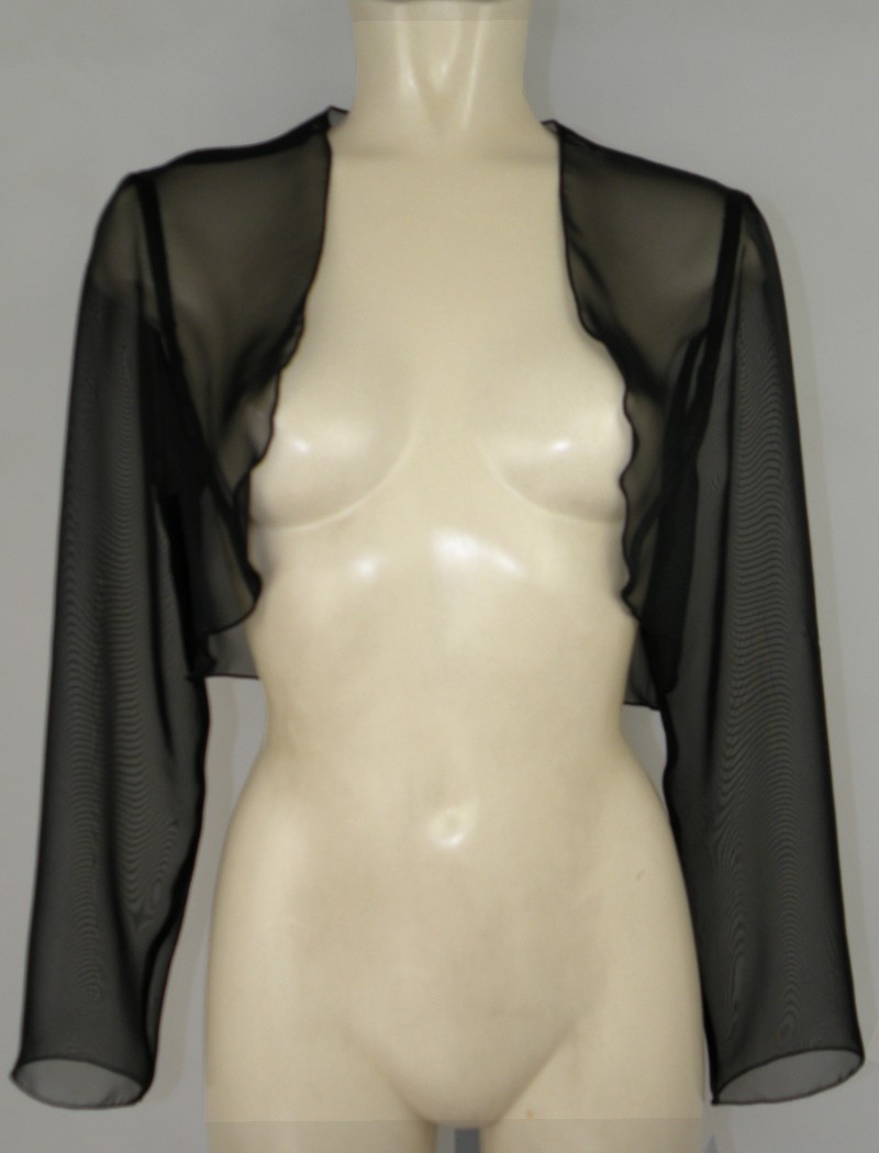Luftiges Bolero in schwarz