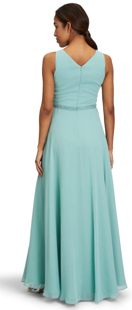 Langes Ballkleid in strong mint