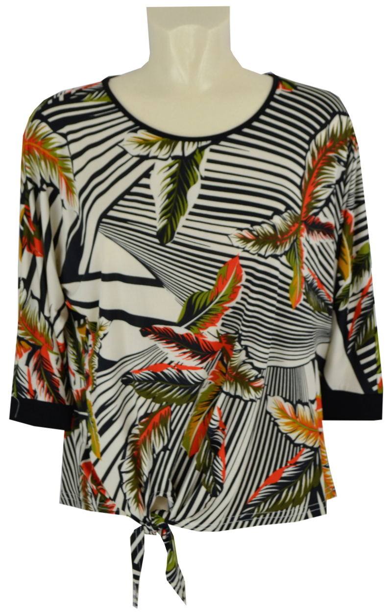 Shirt in mehrfarbig gemustert