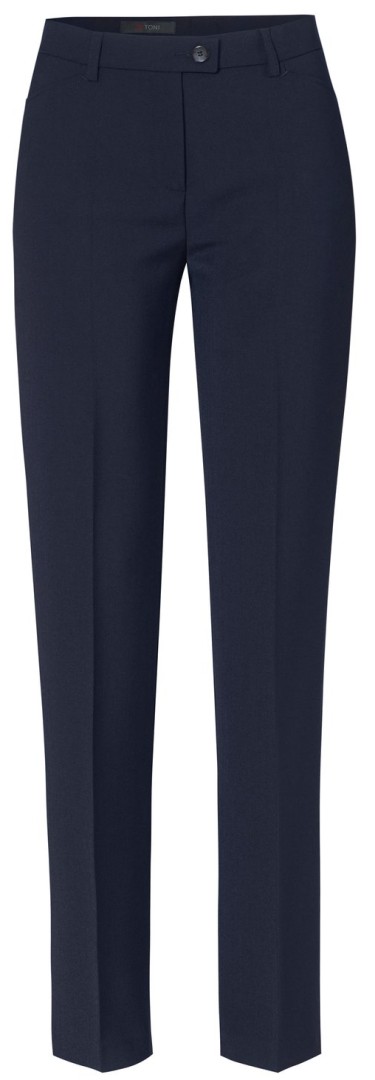Woll Stoffhose in marine blau