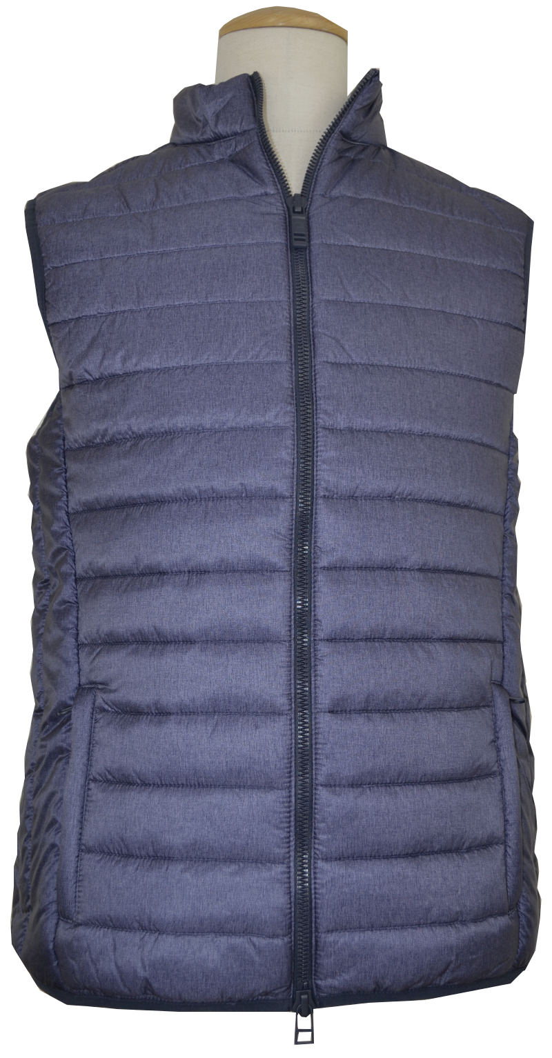 Outdoor Steppweste in mittel blau