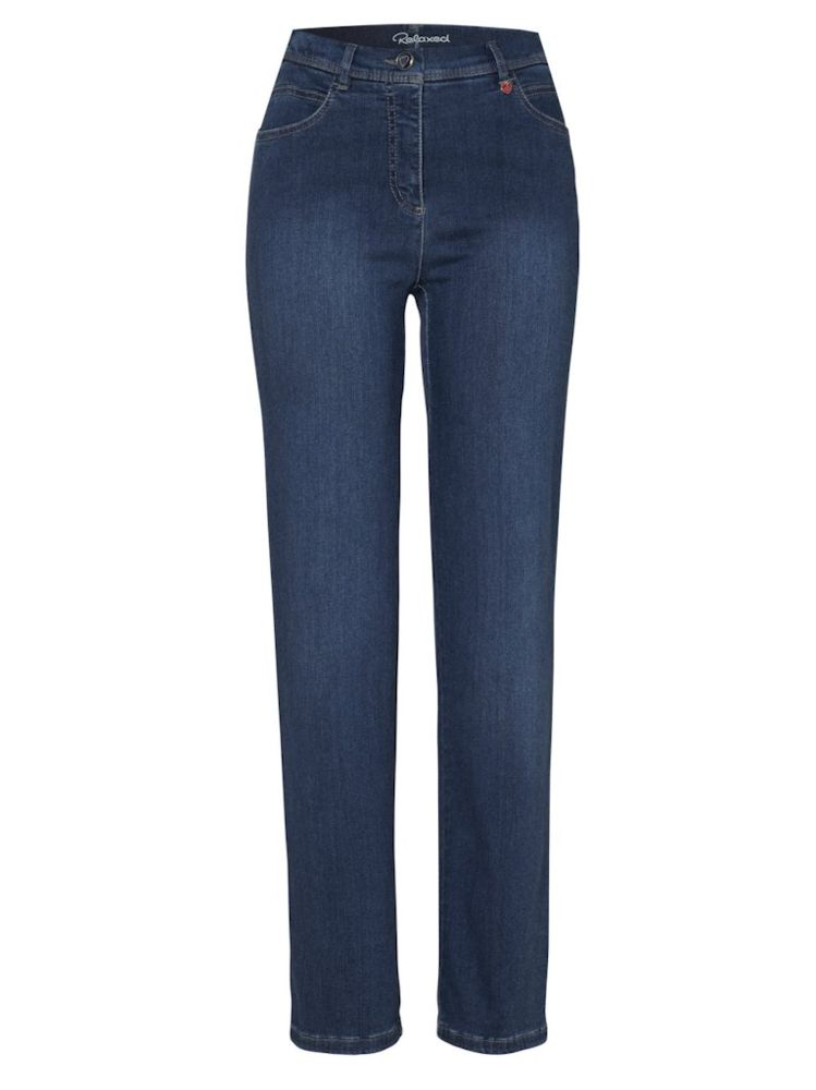 Jeans MbF Straight in mid dark blue