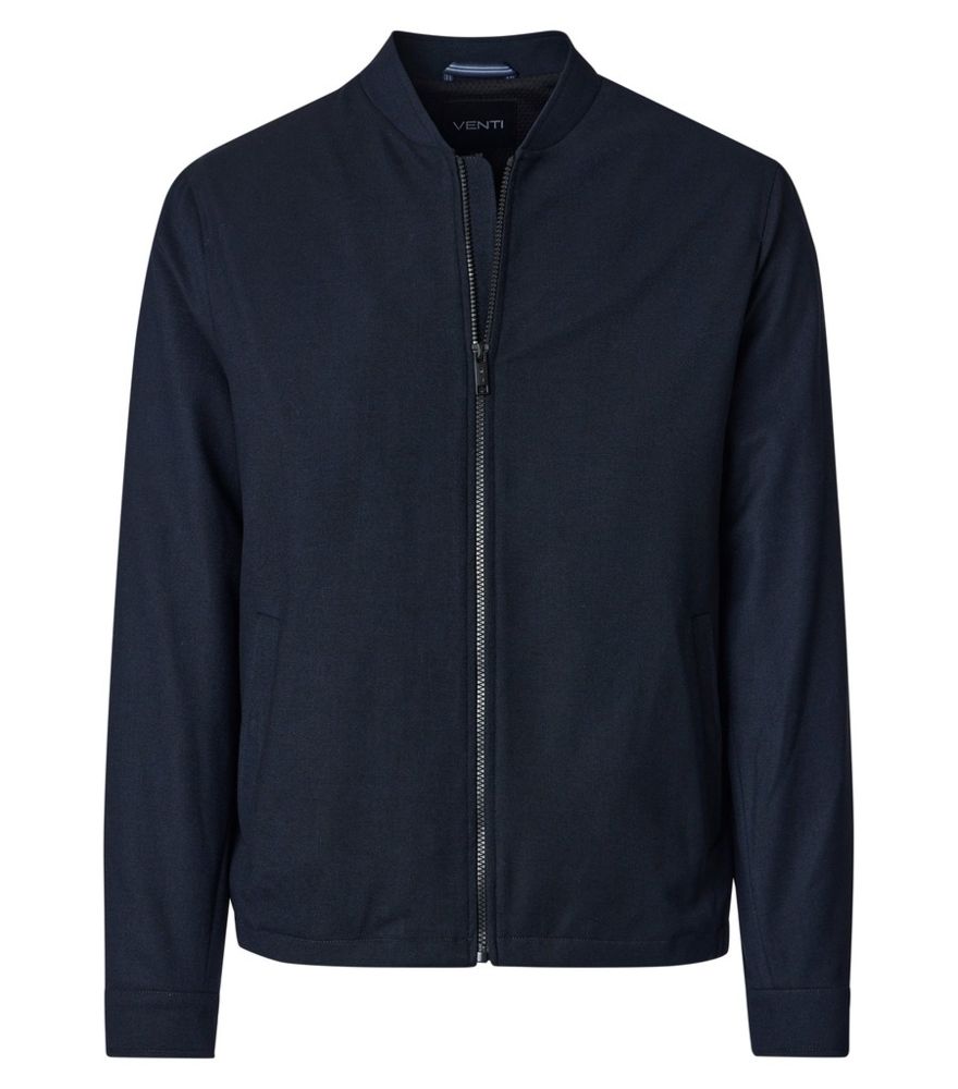 Outdoorblouson in marine blau