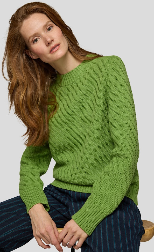 Turtle Pullover in farn