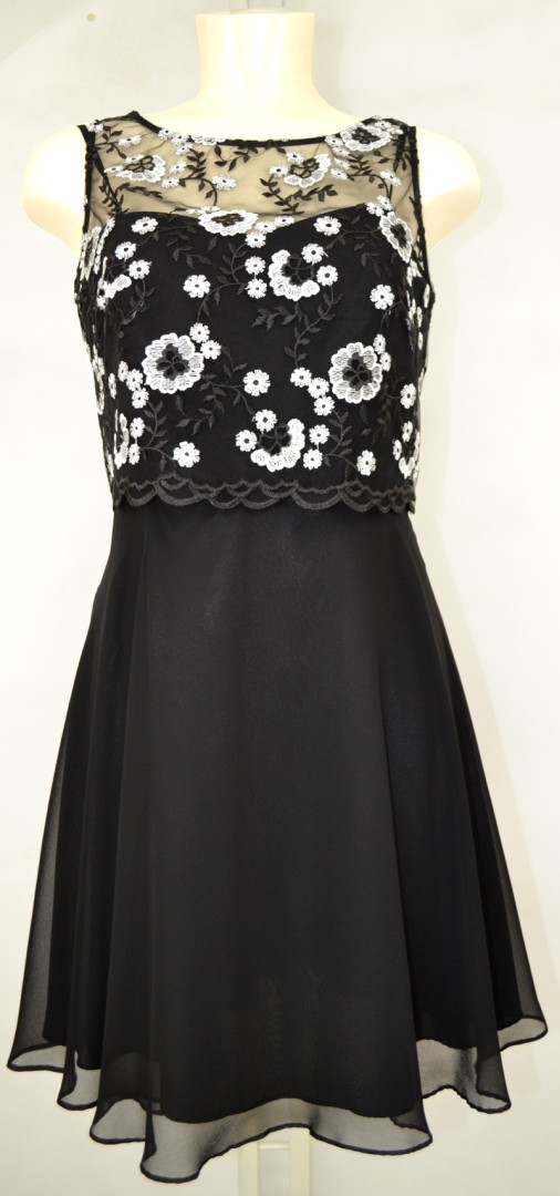 Cocktailkleid in jet black