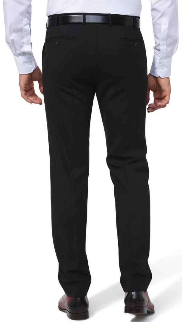 Stoffhose in schwarz