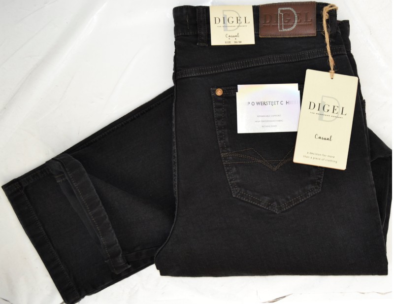 CASUAL Denim Jeans in schwarz