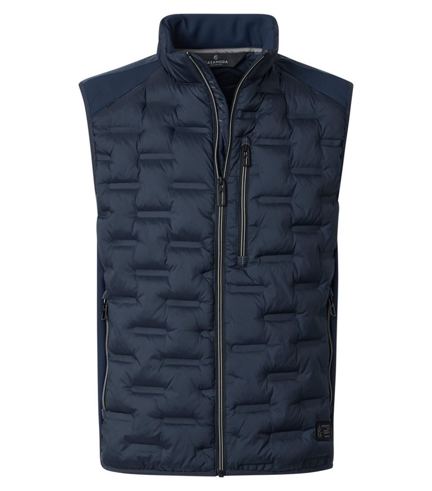 Outdoor Steppweste in dunkel blau