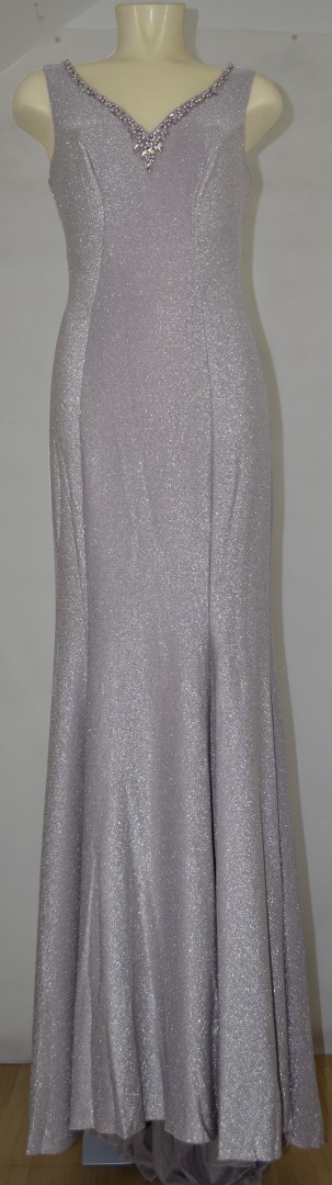 Ballkleid lang in silver-lilac
