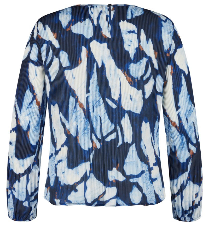 Blusen-Shirt in Plissee Optik