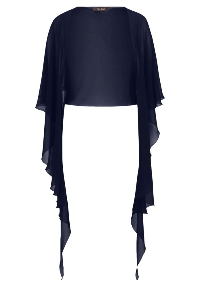 Lange Chiffon Stola in night sky
