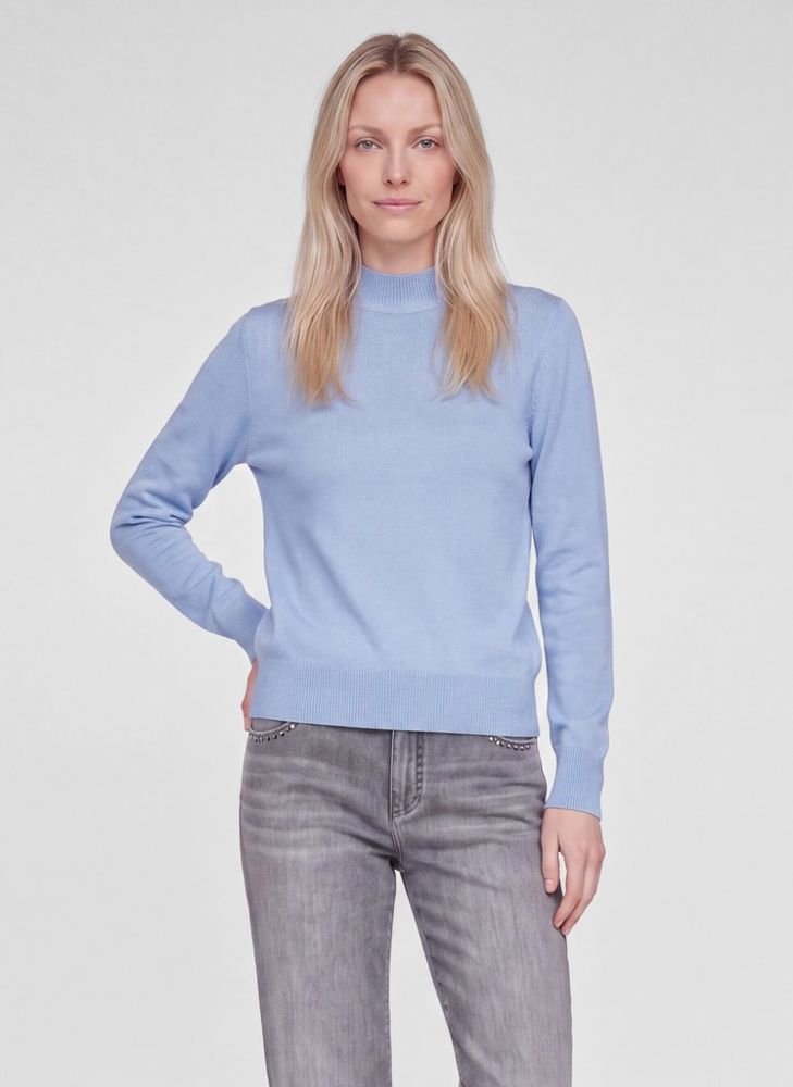 Turtle Pullover in bleu