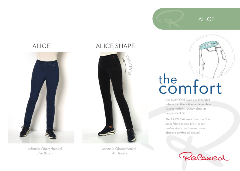 Stoffhose "Alice" in Black