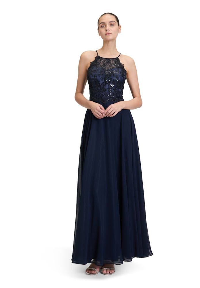 Langes Ballkleid in night sky