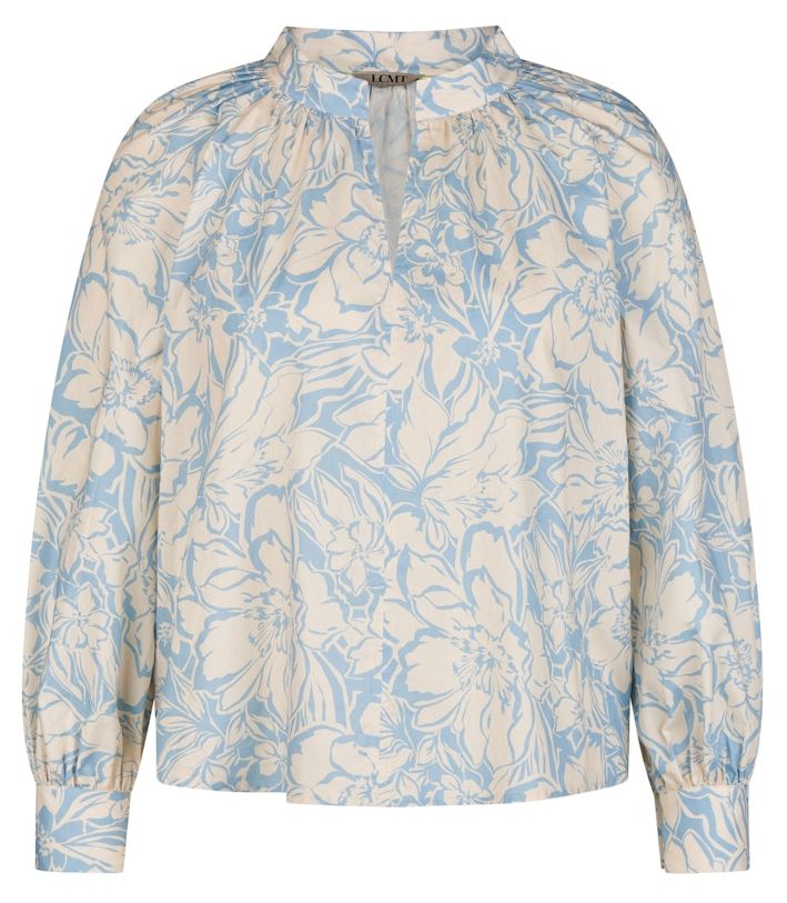 Blusenshirt in mehrfarbig gemustert