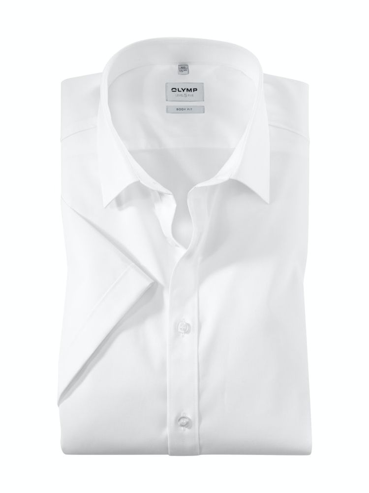 Level Five 1/2 Arm Businesshemd in weiß