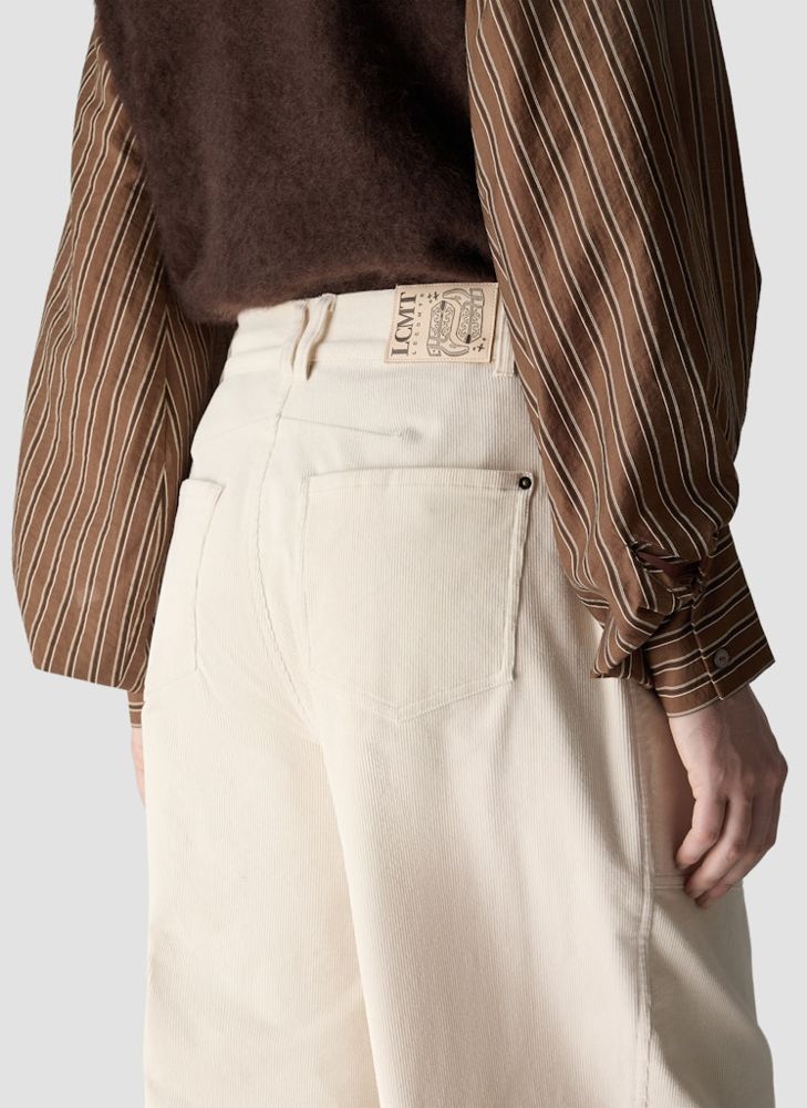 Barrel Cordhose in macadamia