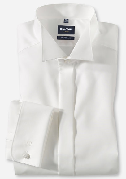 0395-65-21 Soirèe Kläppchen Kragen Hemd in beige