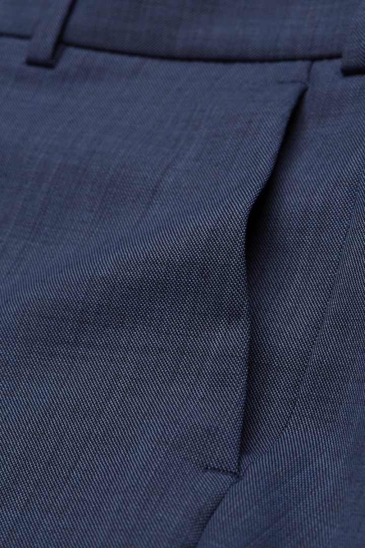 Anzughose in mittel-blau