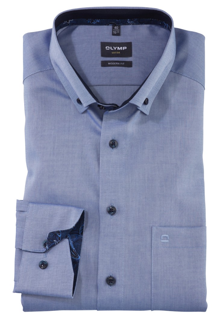 Business -und Freizeithemd in bleu