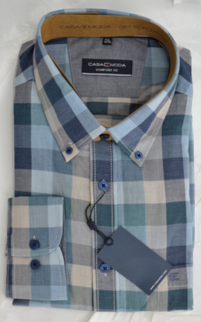 1/1 Arm Freizeithemd in kariert