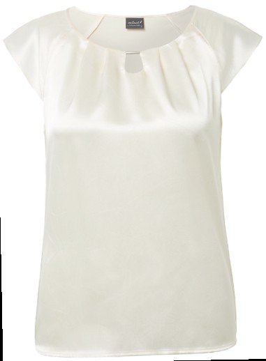 Top festlich in weiß