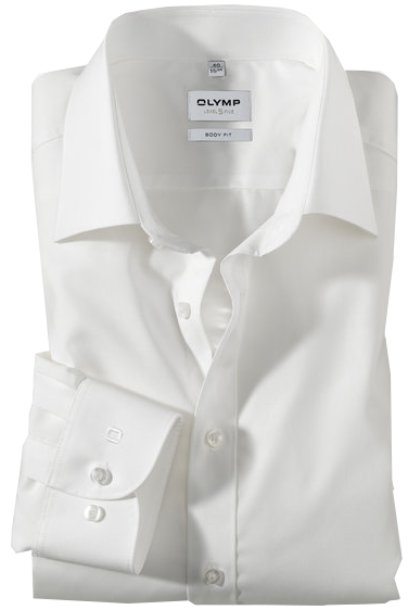 Level Five body fit Hemd in hell beige