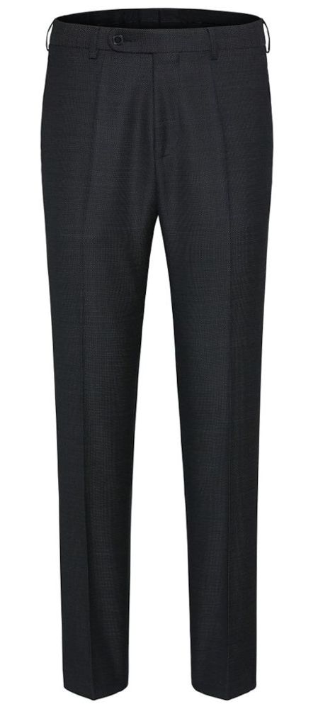 Anzug Hose in schwarz mit feiner körniger Struktur