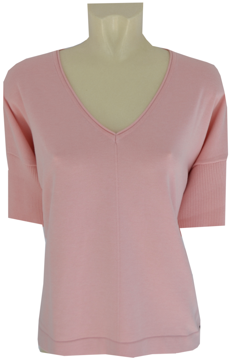 Leichter Pullover in rose