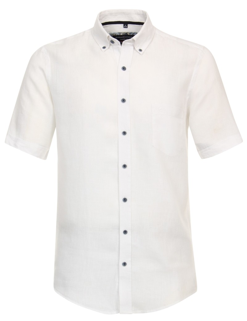 1/2 Arm Freizeithemd in weiß