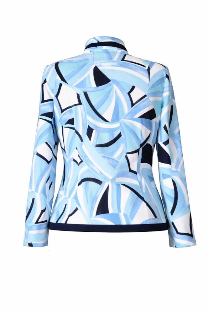 Elegante Jacke in blau-marshmallow