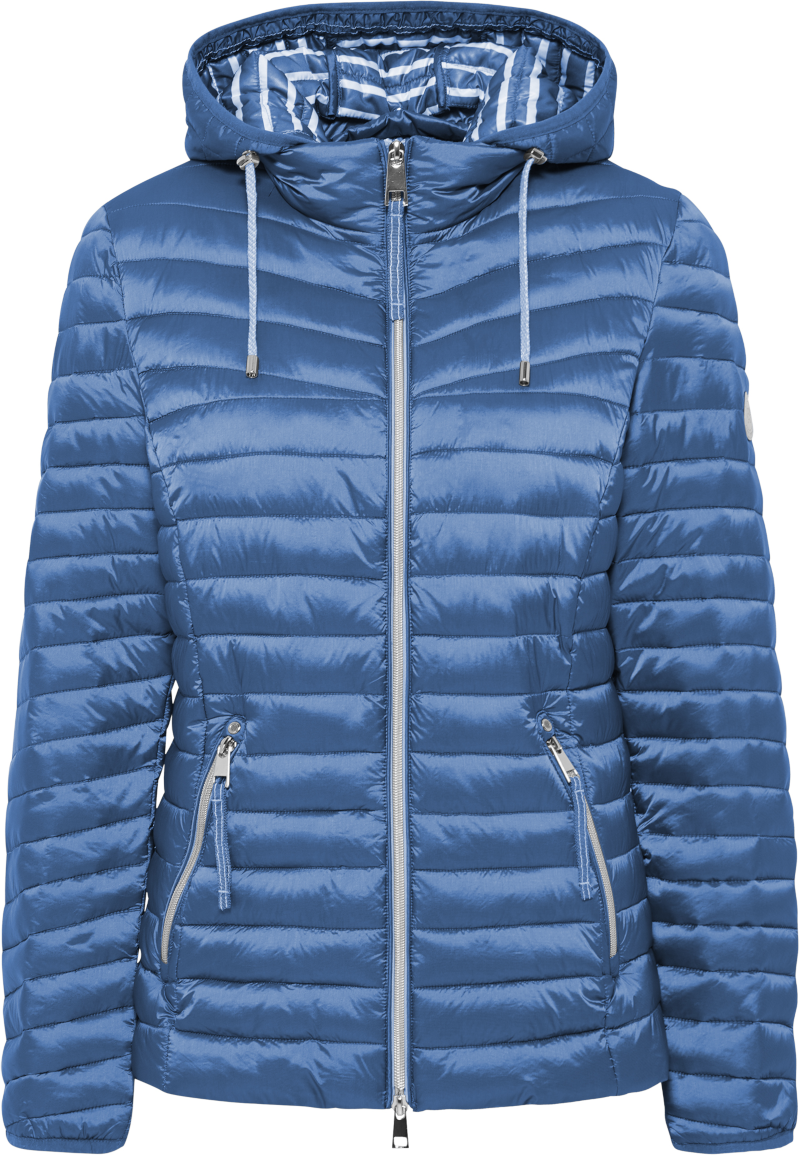 Leichte Steppjacke in capriblau