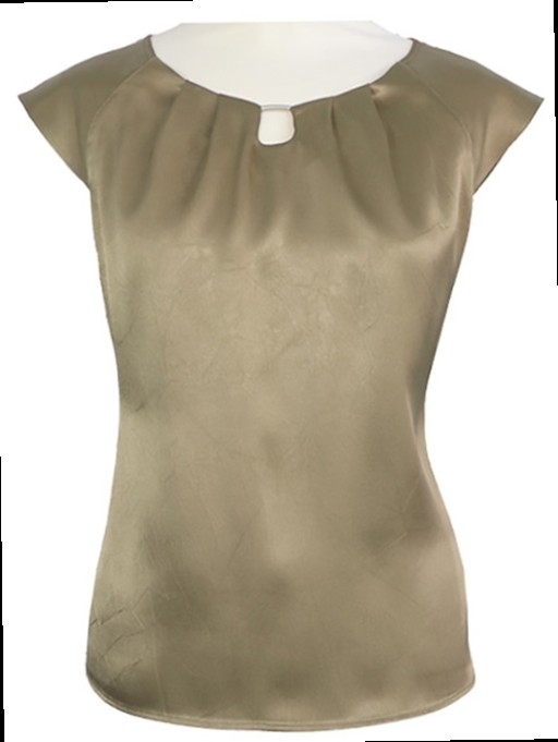 Top festlich in gold