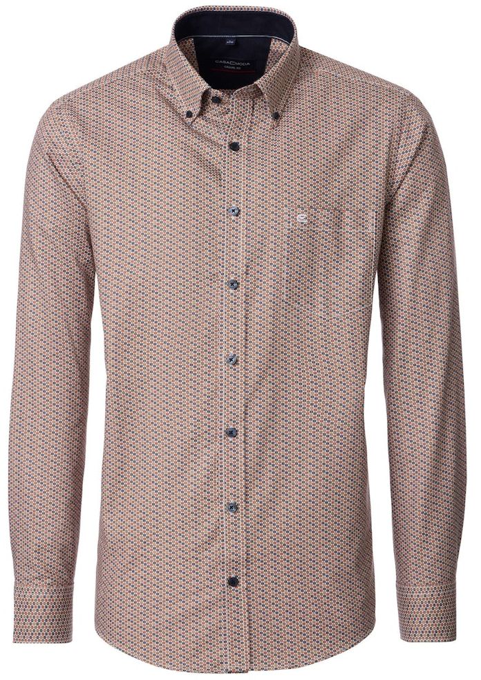 1/1 Arm Freizeithemd mit minimal Print