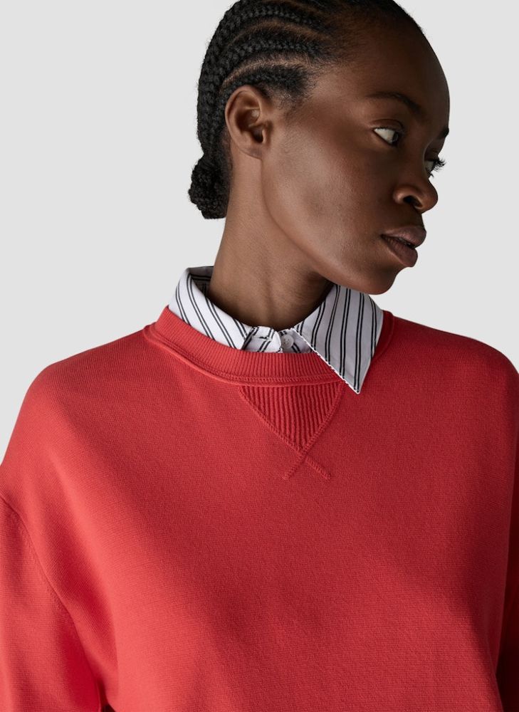 Pullover in paprika