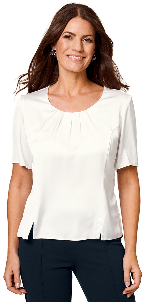 5428-1165-011 1/2 Arm Shirt in off white